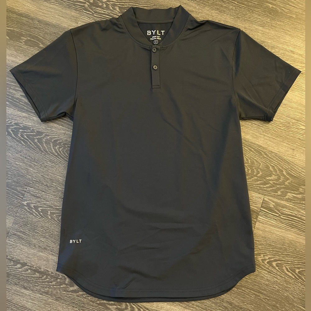 BYLT Basics Navy Stealth Polo Mens Medium